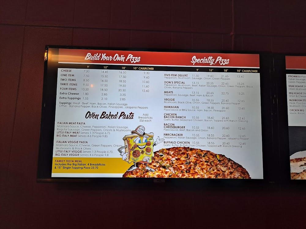 Don's Pizza Menu image 4